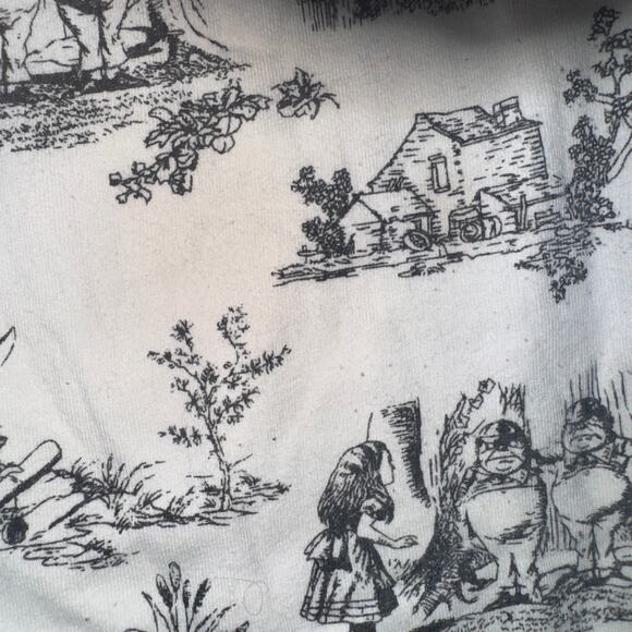 Bedhead Girls 8 Pajama Set Sleepwear Organic Cotton  Adventure in Wonderland - Picture 9 of 10